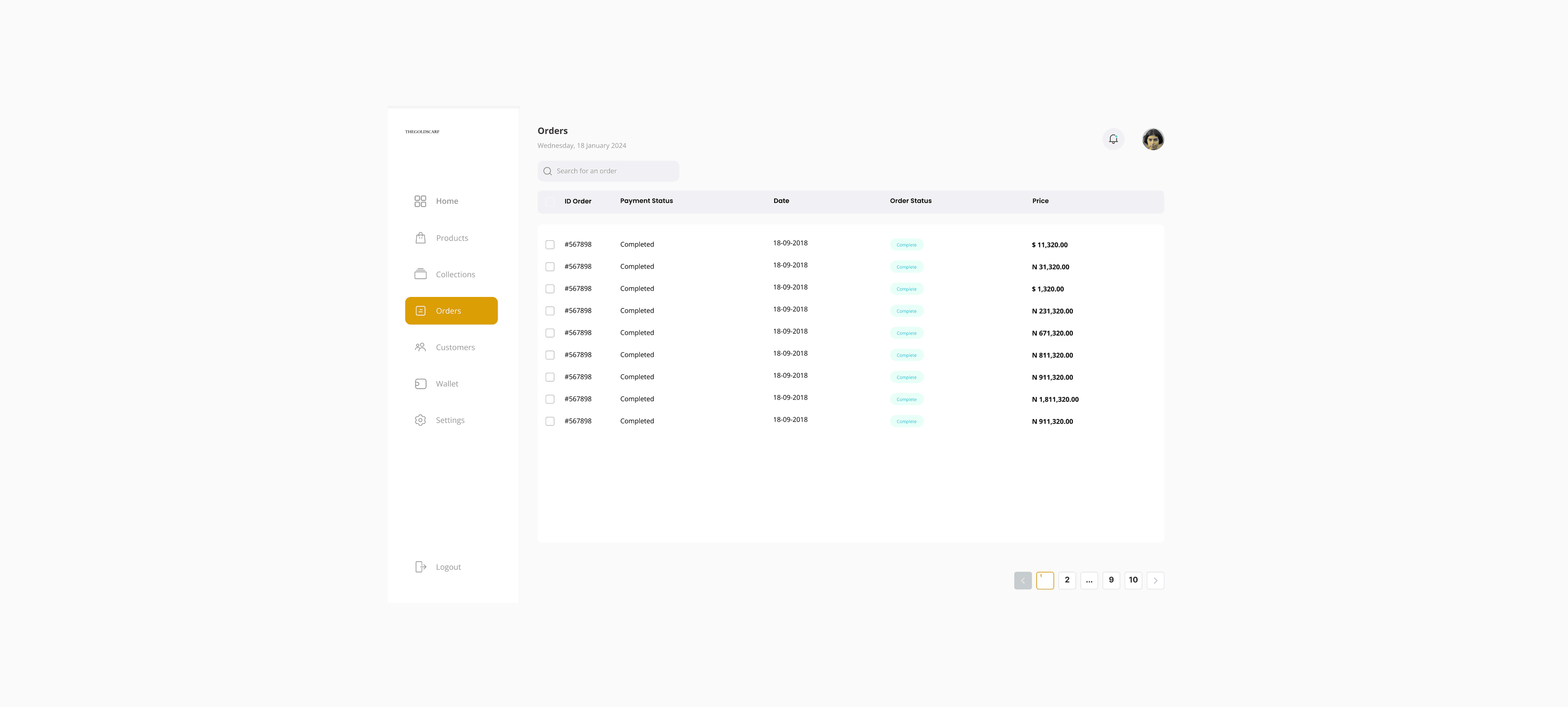 Cover Image for Streamlining Customer Order Management with the GoldScarf Dashboard