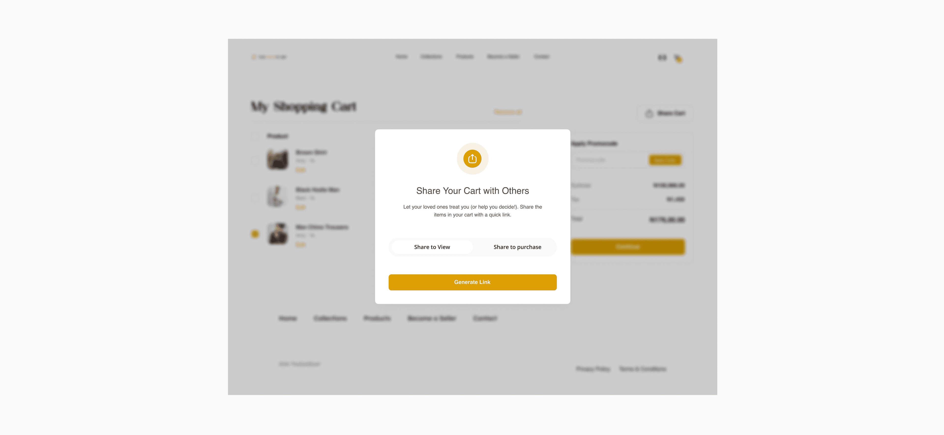 Cover Image for How to Share Your GoldScarf Cart with Friends for Collaborative Shopping